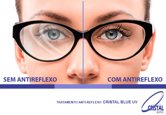 Lente Cristal Blue UV